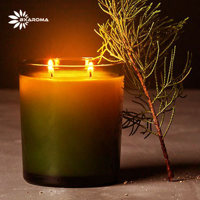 Scented λεμόνι κεριών αρώματος Aromatherapy ODM γύρω από τη συνήθεια μορφής